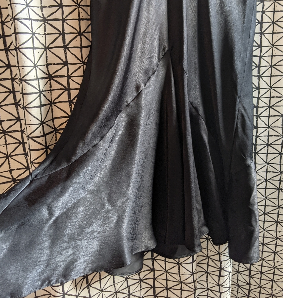 Satin Midi Skirt NWT